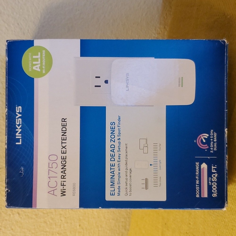 LINKSYS AC1750 wi-fi extender